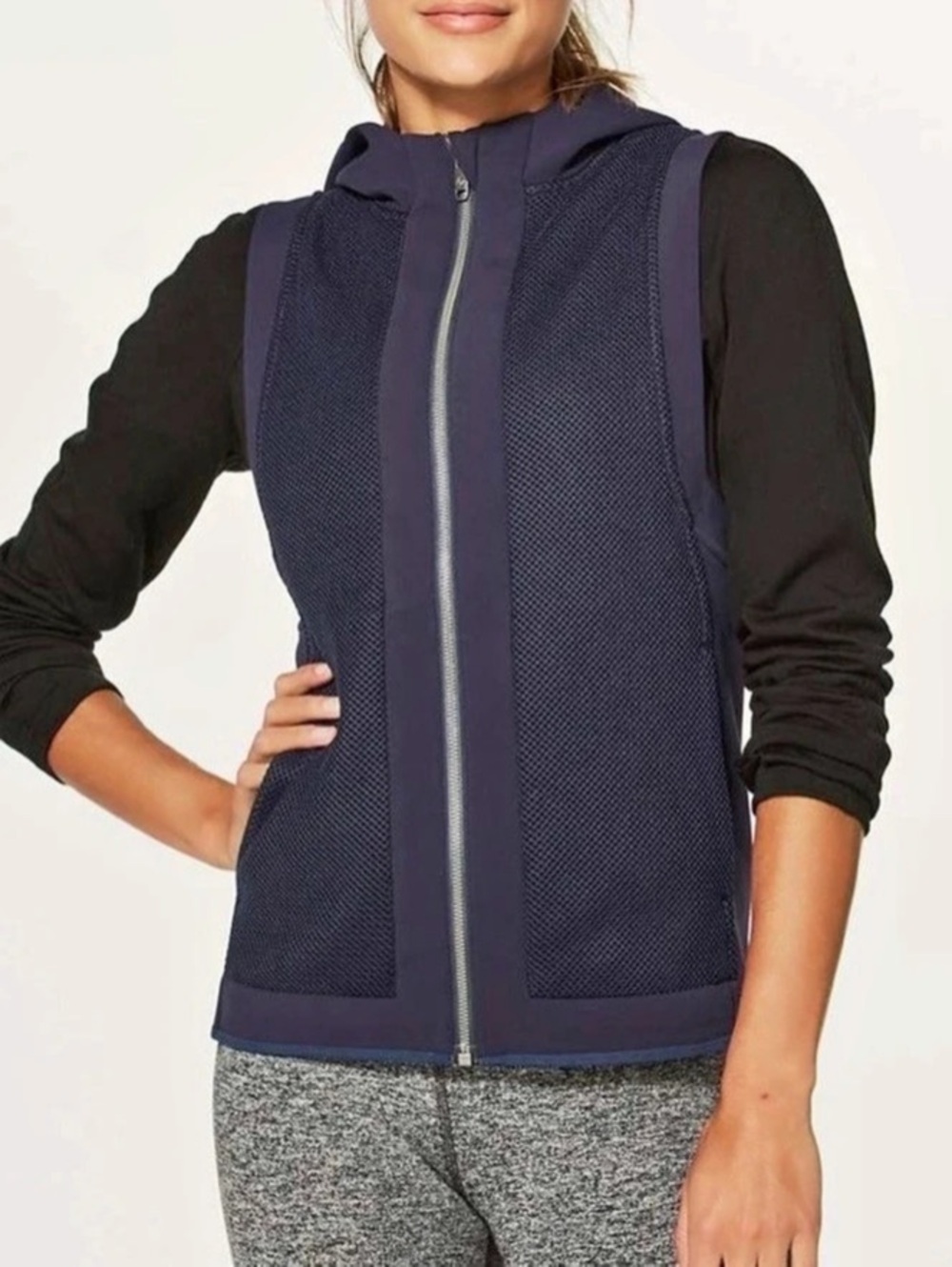 Lululemon The Spaces In-Between Vest in Navy Blue